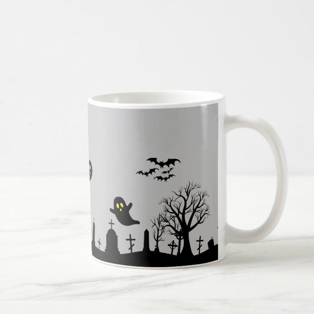 Graveyard Halloween Mugg (Höger)