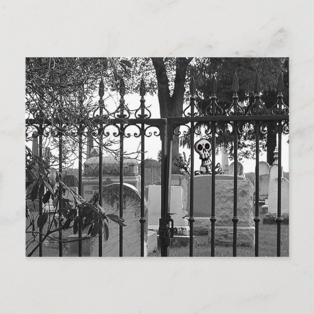 Graveyard Hälsning! - vykort nr 3 (Framsida)