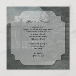 Graveyard i Dusk Halloween fest Inbjudningar