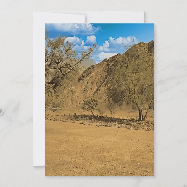 Graveyard i Hajarbergen i Förenade Arabemiraten Julkort (Framsida)