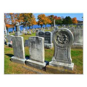 Graveyard Photo Print Fototryck