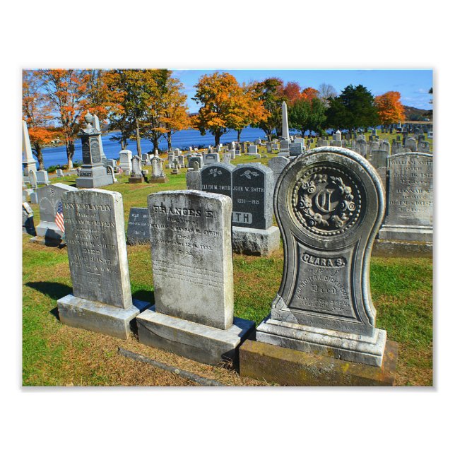 Graveyard Photo Print Fototryck (Framsidan)