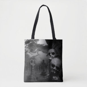 Graveyard-skift (Gothic Graveyard Scene) Tygkasse