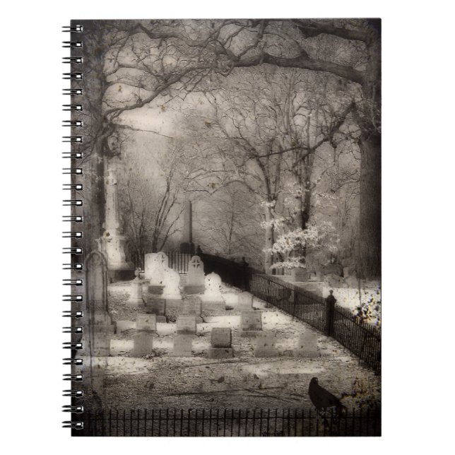 Graveyard Soul Anteckningsbok Med Spiral (Framsidan)