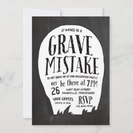 Graveyard Stories Halloween fest Inbjudningar