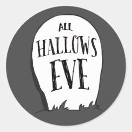 Graveyard Stories Halloween fest Runt Klistermärke