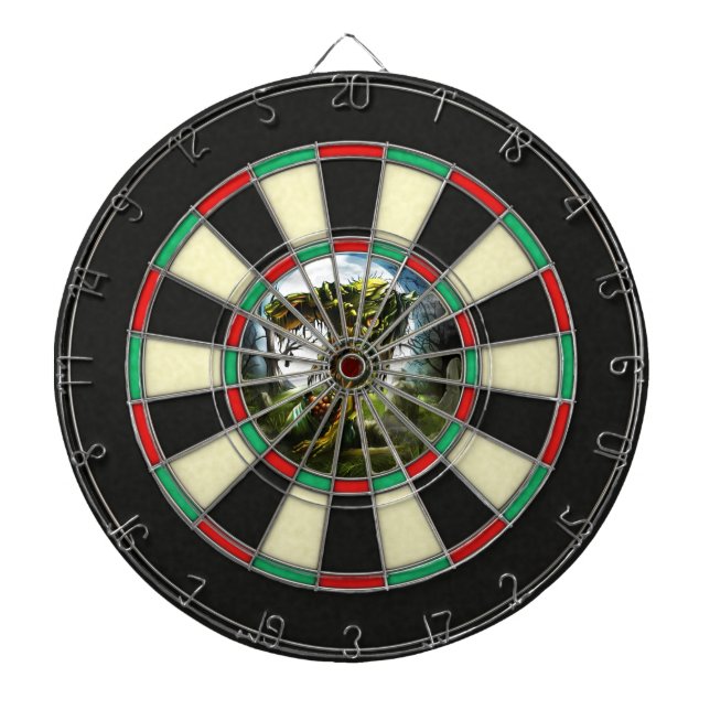 Graveyard Zombie Stigning Full Moon Funny Darttavla (Framsidan)