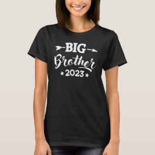 Gravid 2023-meddelandetagg för ny storebror t shirt