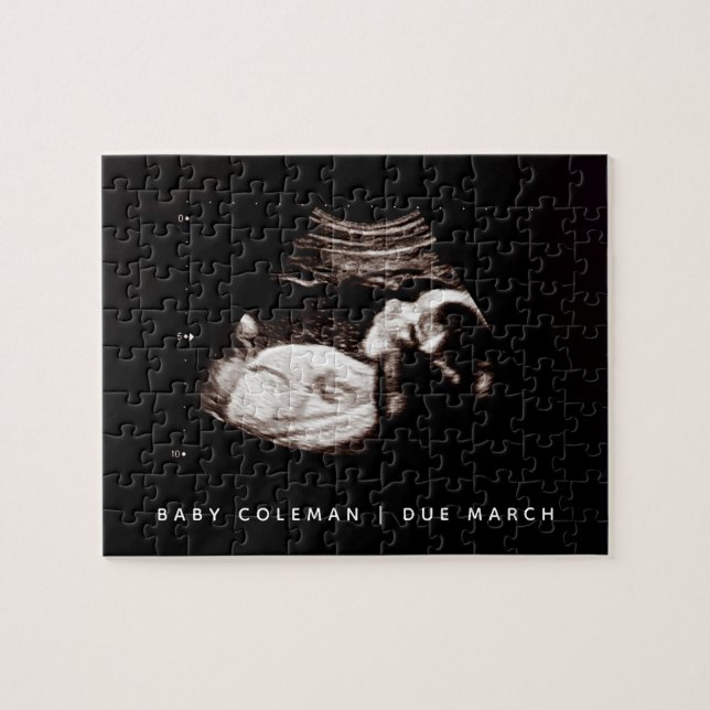 Gravid annonsdiagram kommer snart pussel (Horisontell)