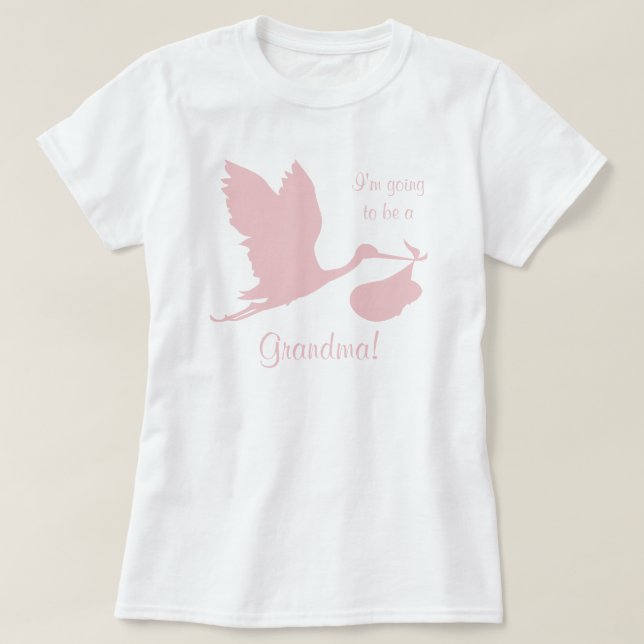 Gravid Annoucement for Grandma Tröja (Design framsida)