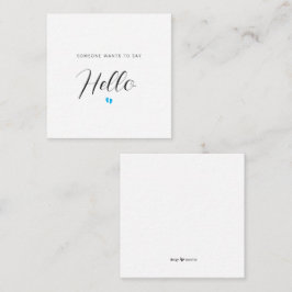 GRAVID ANNOUNCEMENT Baby-vykort Tilläggskort