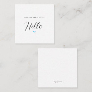 GRAVID ANNOUNCEMENT Baby-vykort Tilläggskort