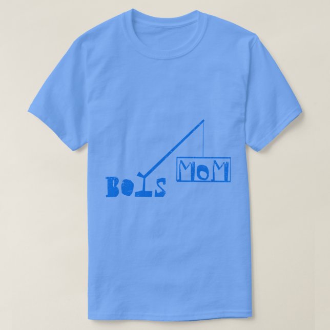 Gravid Announcement Boys Mamma T Shirt (Design framsida)