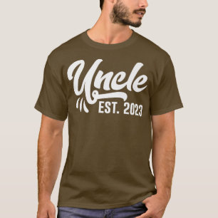 Gravid Announcement Gift farbror Est 2023 Premium T Shirt