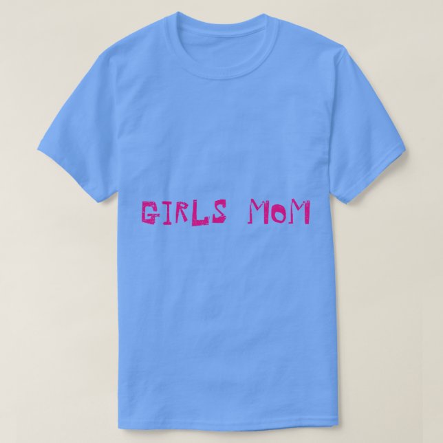 Gravid Announcement Girls Mamma T Shirt (Design framsida)