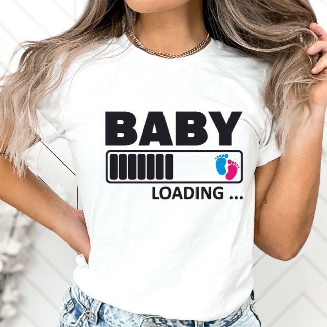 Gravid Announcement Shirt, baby Loading T Shirt (Skapare uppladdad)