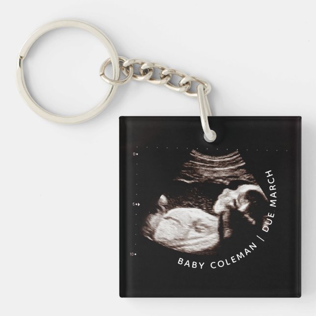 Gravid Announcement Sonogram New Arrival Photo (Framsidan)