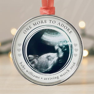 Gravid Announting Photo Keepsak Julgransprydnad Metall