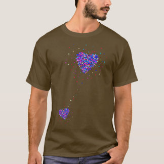 Gravid Anteckning Graviditet Hjärtat 4 T Shirt