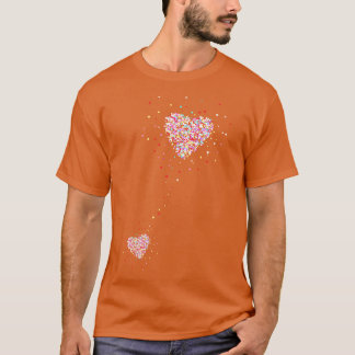 Gravid Anteckning Graviditet Hjärtat 6 T Shirt