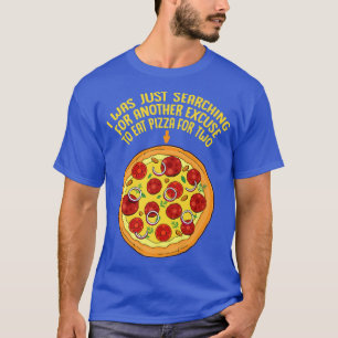 Gravid Anteckningspizza för två Baby Belly Pr T Shirt