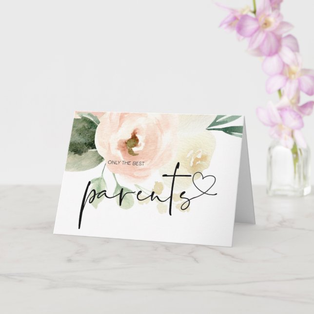 Gravid Baby Reveal Gift till morföräldrar  Kort (Orkide)