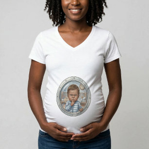 gravid - Bebis som försöker sova T-shirt