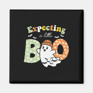 Gravid blivande mamma Little Boo rolig Halloween D Magnet