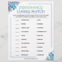 Gravid Candy Match [Blue Blommigt]