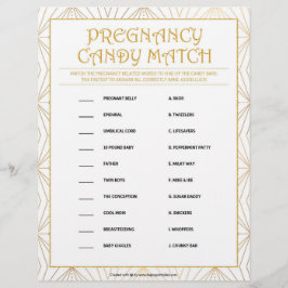 Gravid Candy Match [Golden Linjer] Brevhuvud