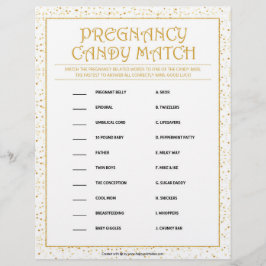 Gravid Candy Match [Golden Sparkles] Brevhuvud