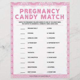 Gravid Candy Match [Luxury Snöre [Rosa]] Brevhuvud
