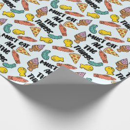 Gravid craving söt mat, mönster babyskor presentpapper