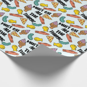 Gravid craving söt mat, mönster babyskor presentpapper