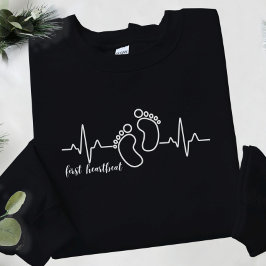 Gravid för första pulsslag Meddelande om sötskjort T Shirt