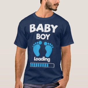 Gravid för framtida föräldrar med pojke-inläsning  t shirt