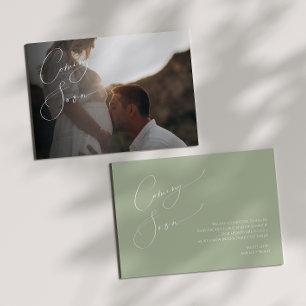 Gravid för Grönt av visuell försäljning Meddelande