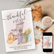 Gravid för Land Pumpkin med tacksamhet och välsign