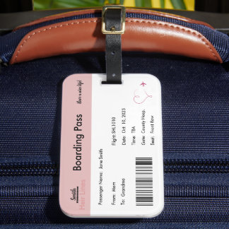 Gravid för påstigning av luggage-tagg bagagebricka