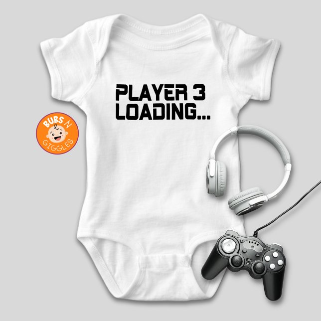 Gravid för Player 3-inläsning av spelare i Mamma T Shirt (Skapare uppladdad)
