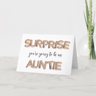 Gravid för systerapuntie! meddelande