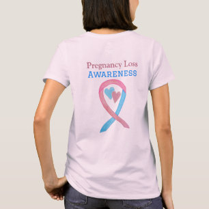 Gravid Förlust medvetandegrad Ribbon Hjärtat Hjärt T Shirt