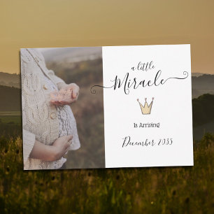 Gravid Fotomeddelande Little Miracle