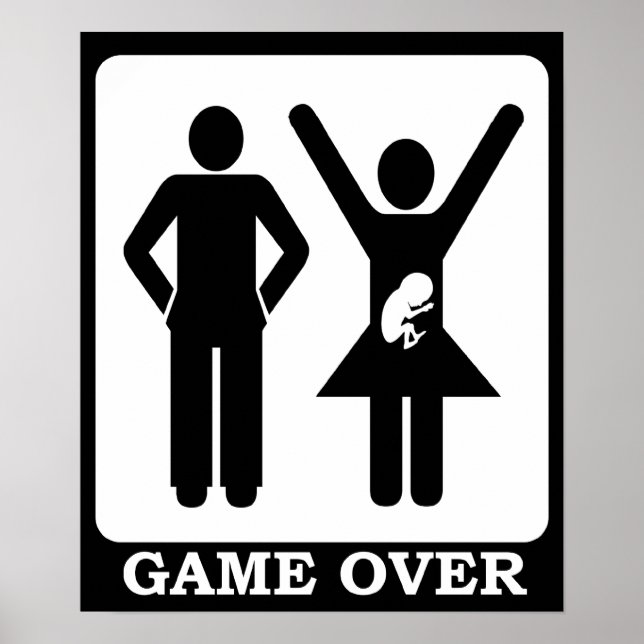 Gravid fru - Ny pappa Poster (Framsidan)