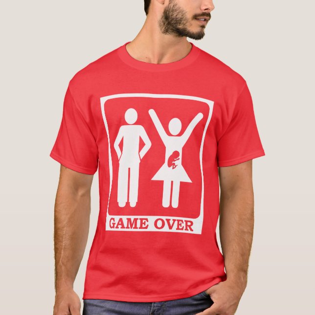 Gravid fru - spel över t-shirt (Framsida)
