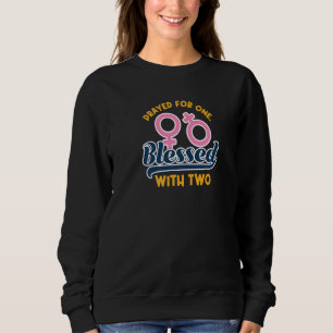 Gravid Funny Att säga Twillingar för gravida Mamma T Shirt