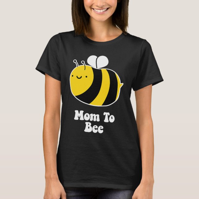 Gravid graviditet   Humla  MOM TO BEE T Shirt (Framsida)
