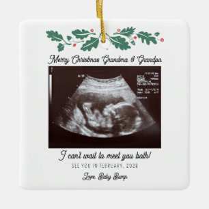 Gravid Julgran Decor Ultrasound Julgransprydnad Keramik