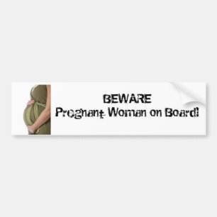Gravid kvinna bildekal
