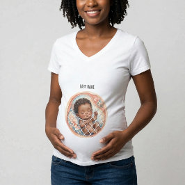 gravid - Lägg till ditt babys namn T Shirt